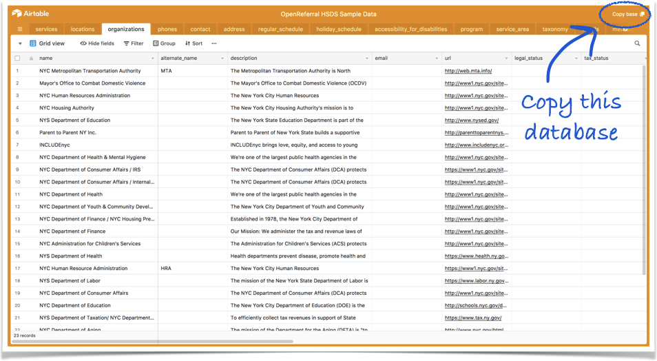 Stone Souping Social Service Information with Airtable